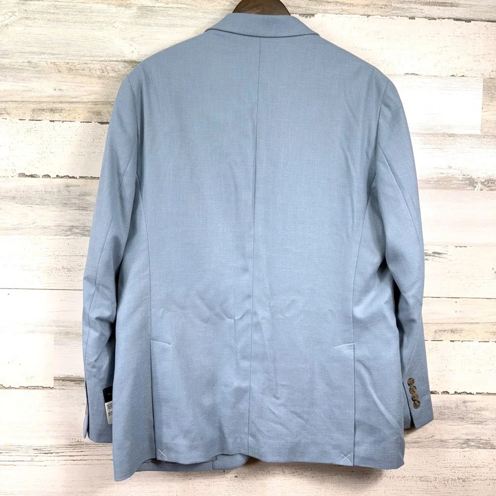 Jos A Bank Sport Coat Mens 42R Light Blue NEW Tailored Fit Notch Lapel Old Money